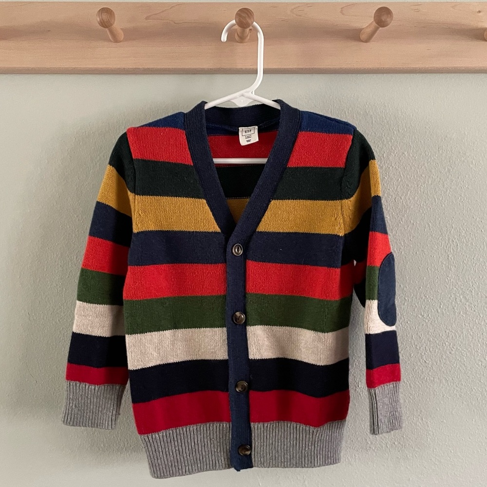 Gap striped cardigan